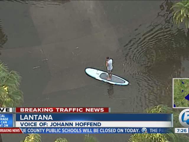 Chopper 5 view of flooding