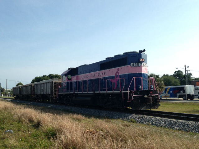 Stock: Florida East Coast train