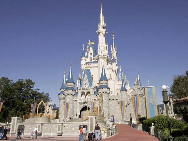 Authorities say man rammed into Disney World bus