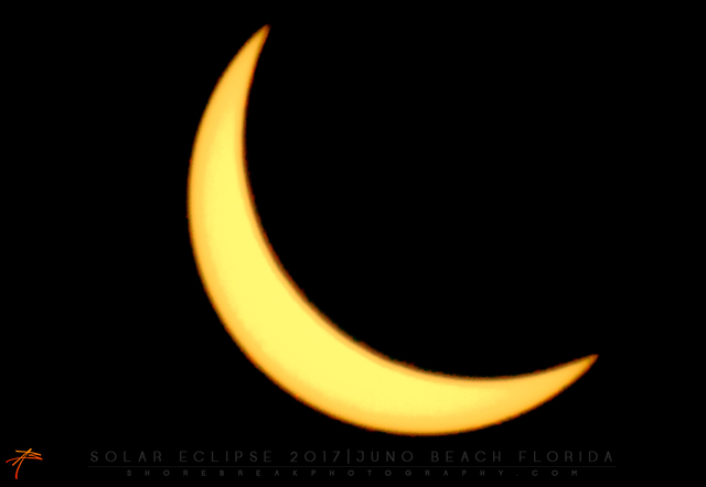 The eclipse as seen in South Florida