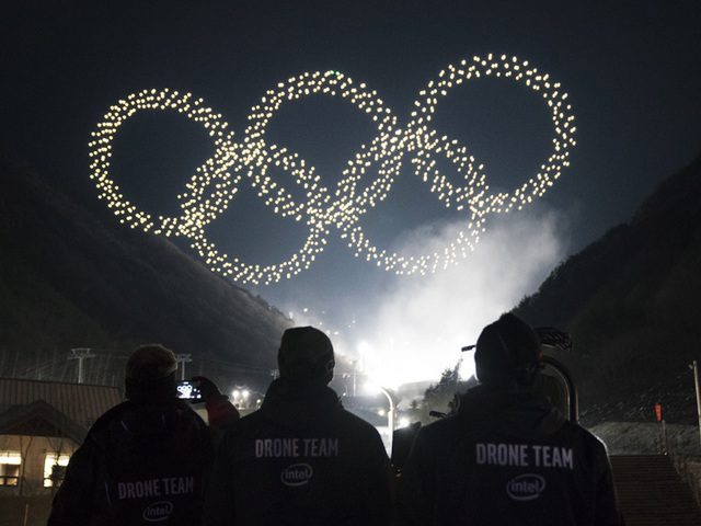 Olympics opening ceremony features 1200 drones Olympics opening ceremony features 1200 drones