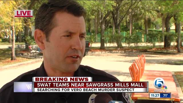 Murder Suspect Tracked To Lot Near Near Sawgrass Mills Mall