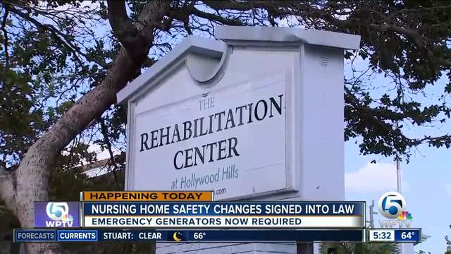 Scott signs backup-power legislation for Florida nursing homes