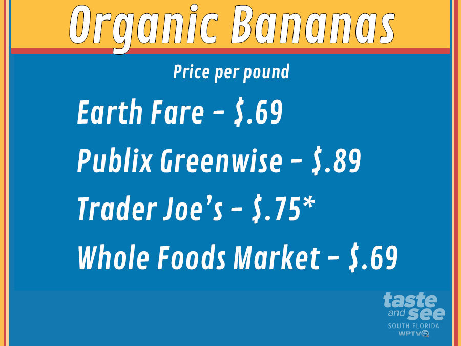 Organic Bananas by the pound