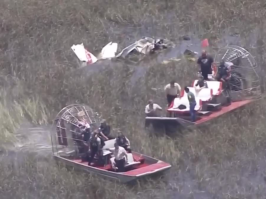Four killed in midair crash over the Everglades in MiamiDade County
