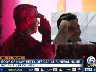 Body of Navy sailor returns home to Vero Beach
