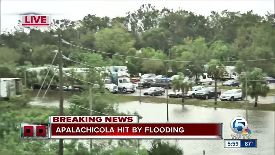 Hurricane Michael Apalachicola hit by flooding